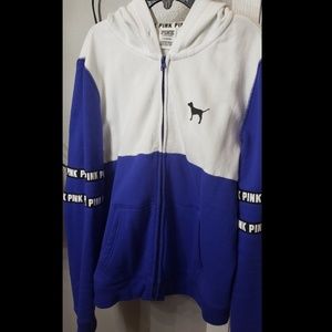 Full zip Victoria secret sweatshirt